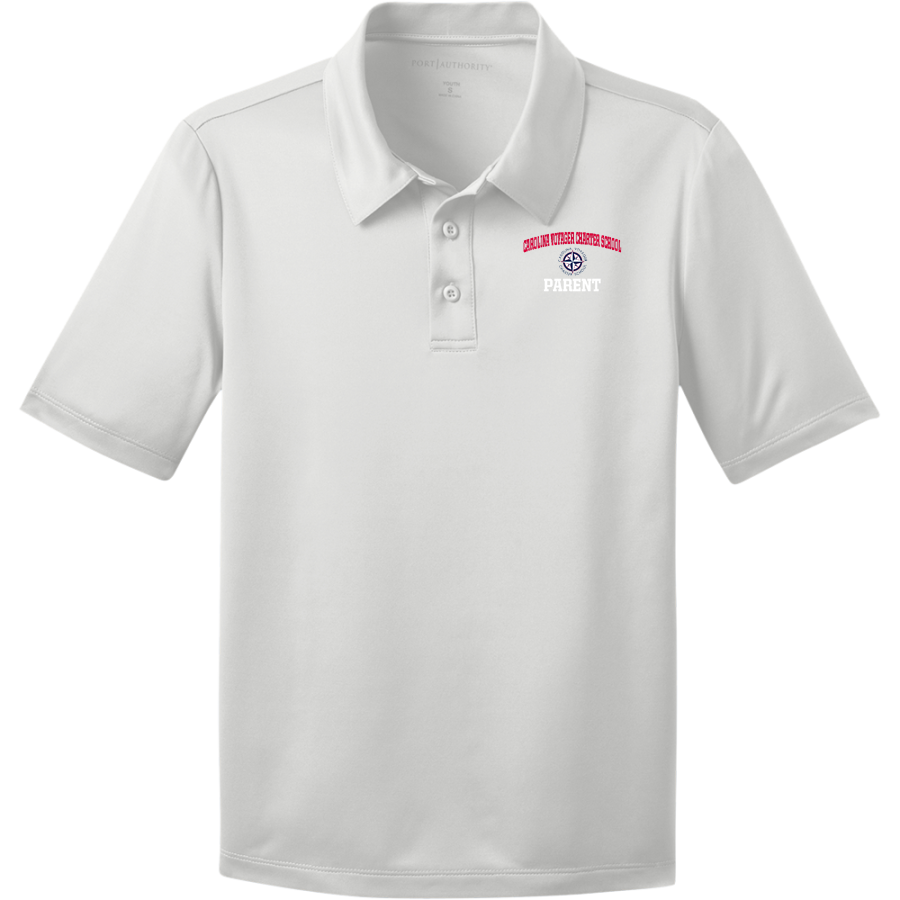 Carolina Voyager Charter School Carolina Voyager Cha <span class="pdp-name-mascot">Carolina Voyager Charter School</span> Port Authority Youth Silk Touch Performance Polo