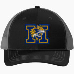 Mercy High School Tigers Online Store Port Authority Youth Snapback Trucker Cap Front Thumbnail