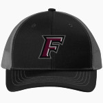 Farmington High School River Hawks Port Authority Youth Snapback Trucker Cap Front Thumbnail