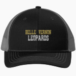 Belle Vernon Leopards Leopards <span class="pdp-name-mascot">Belle Vernon Leopards</span> Port Authority Youth Snapback Trucker Cap Front Thumbnail