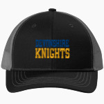 Devonshire Knights <span class="pdp-name-mascot">Devonshire Knights</span> Port Authority Youth Snapback Trucker Cap Front Thumbnail