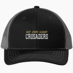 St Joseph Crusaders <span class="pdp-name-mascot">Saint Joseph Academy Crusaders</span> Port Authority Youth Snapback Trucker Cap Front Thumbnail