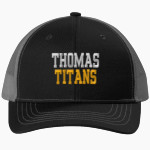 Thomas TITANS <span class="pdp-name-mascot">THOMAS TITANS</span> Port Authority Youth Snapback Trucker Cap Front Thumbnail