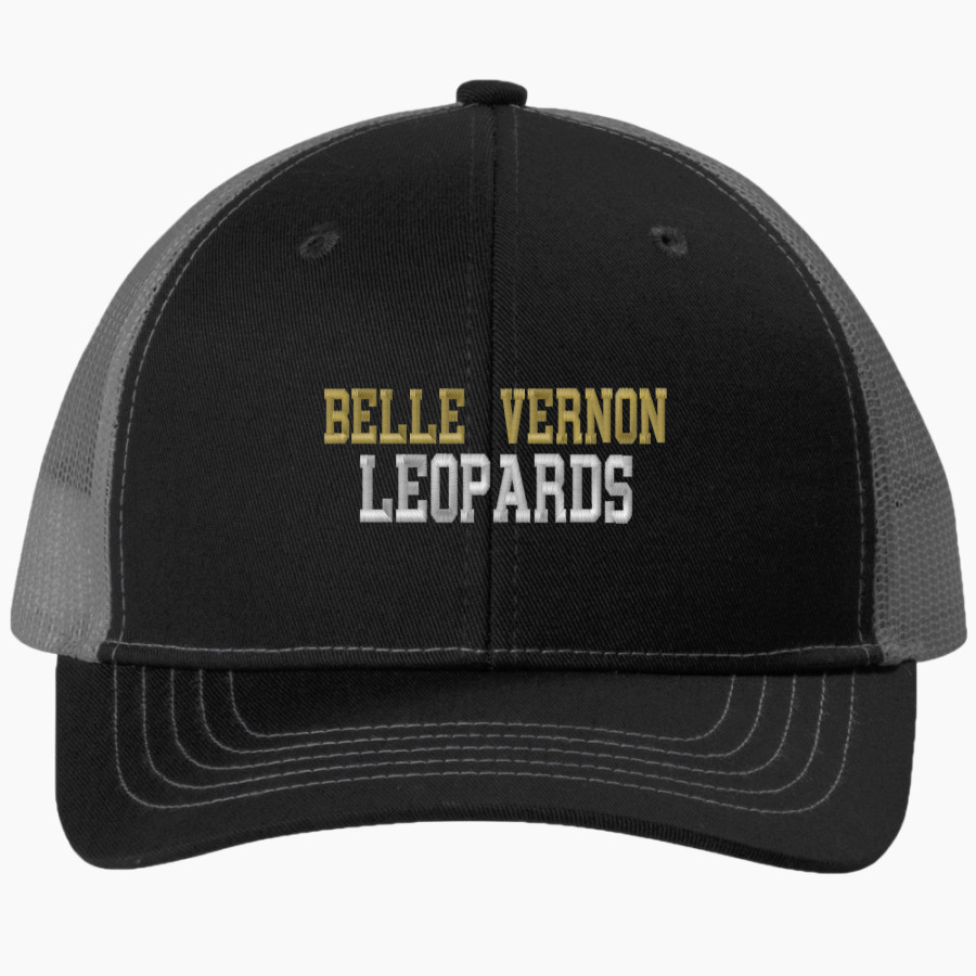 Belle Vernon Leopards Leopards <span class="pdp-name-mascot">Belle Vernon Leopards</span> Port Authority Youth Snapback Trucker Cap