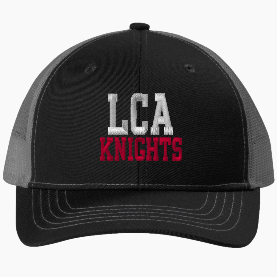 Lighthouse Christian Academy Knights Port Authority Youth Snapback Trucker Cap