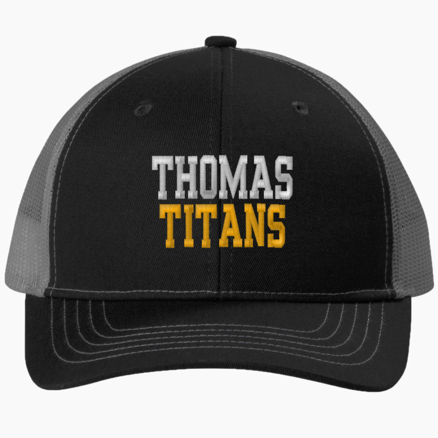 Thomas TITANS <span class="pdp-name-mascot">THOMAS TITANS</span> Port Authority Youth Snapback Trucker Cap