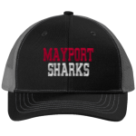 Mayport Sharks <span class="pdp-name-mascot">Mayport Coastal Sciences Sharks</span> Port Authority Youth Snapback Trucker Cap Front Thumbnail