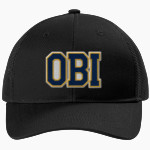 Olive Branch Intermediate Quistors <span class="pdp-name-mascot">Olive Branch Intermediate Quistors</span> Port Authority Youth Snapback Trucker Cap Front Thumbnail