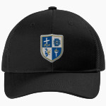 Divine Savior Academy Sharks Port Authority Youth Snapback Trucker Cap Front Thumbnail