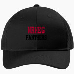 NRHEG Panthers Port Authority Youth Snapback Trucker Cap Front Thumbnail