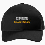 Superior Yellowjackets <span class="pdp-name-mascot">UW Superior Yellowjackets</span> Port Authority Youth Snapback Trucker Cap Front Thumbnail