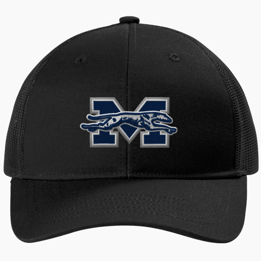 Moravian University Greyhounds <span class="pdp-name-mascot">Moravian University Greyhounds</span> Port Authority Youth Snapback Trucker Cap