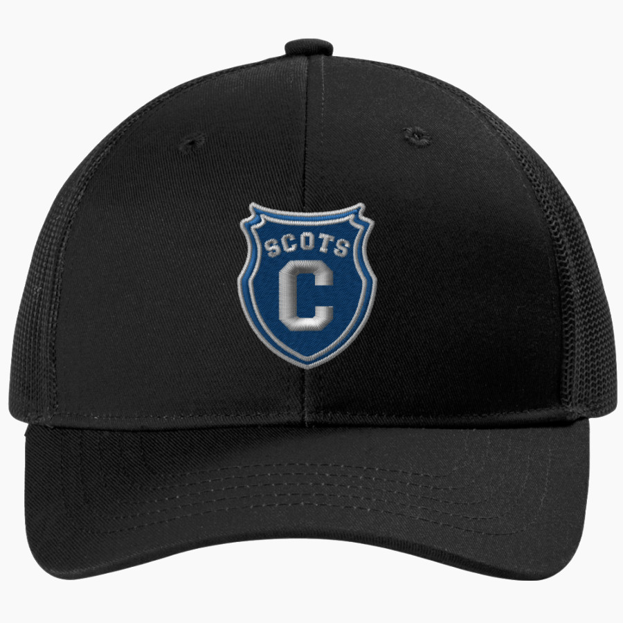 Covenant Scots Port Authority Youth Snapback Trucker Cap
