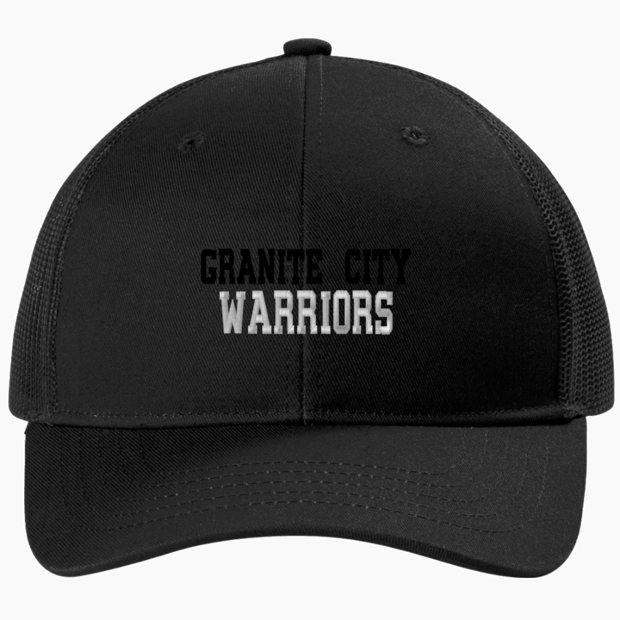 GRANITE CITY HIGH SCHOOL WARRIORS <span class="pdp-name-mascot">GRANITE CITY WARRIORS</span> Port Authority Youth Snapback Trucker Cap