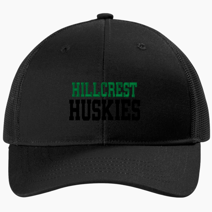 HILLCREST HIGH SCHOOL HUSKIES <span class="pdp-name-mascot">HILLCREST HUSKIES</span> Port Authority Youth Snapback Trucker Cap