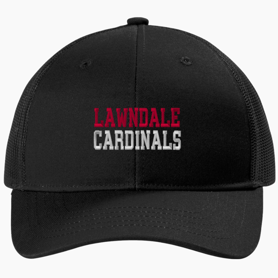 LAWNDALE HIGH SCHOOL CARDINALS <span class="pdp-name-mascot">LAWNDALE CARDINALS</span> Port Authority Youth Snapback Trucker Cap