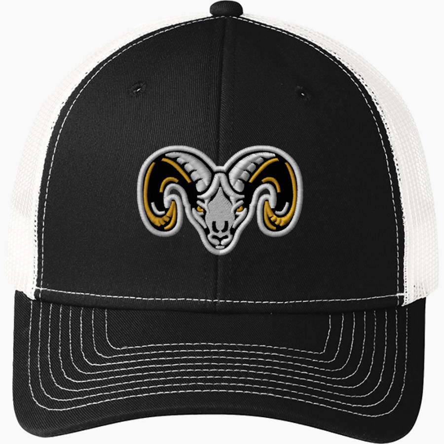 RUTHERFORD HIGH SCHOOL RAMS Port Authority Youth Snapback Trucker Cap