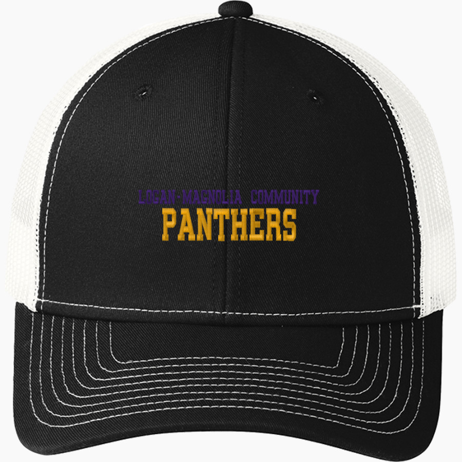 Logan-magnolia Community Panthers <span class="pdp-name-mascot">Logan-magnolia Community Panthers</span> Port Authority Youth Snapback Trucker Cap