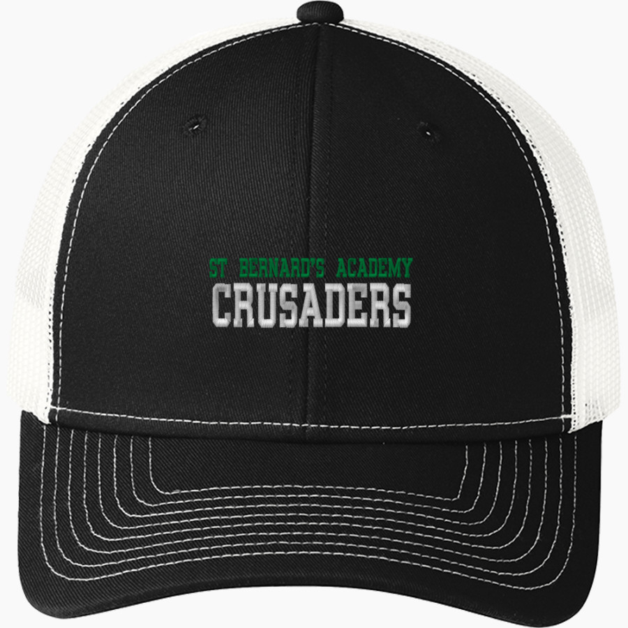 ST BERNARD'S ACADEMY CRUSADERS <span class="pdp-name-mascot">ST BERNARD'S CATHOLIC CRUSADERS</span> Port Authority Youth Snapback Trucker Cap