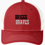 Briggs Braves <span class="pdp-name-mascot">Briggs Braves</span> Port Authority Youth Snapback Trucker Cap Front Thumbnail