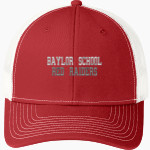 Baylor School Red Raiders Port Authority Youth Snapback Trucker Cap Front Thumbnail