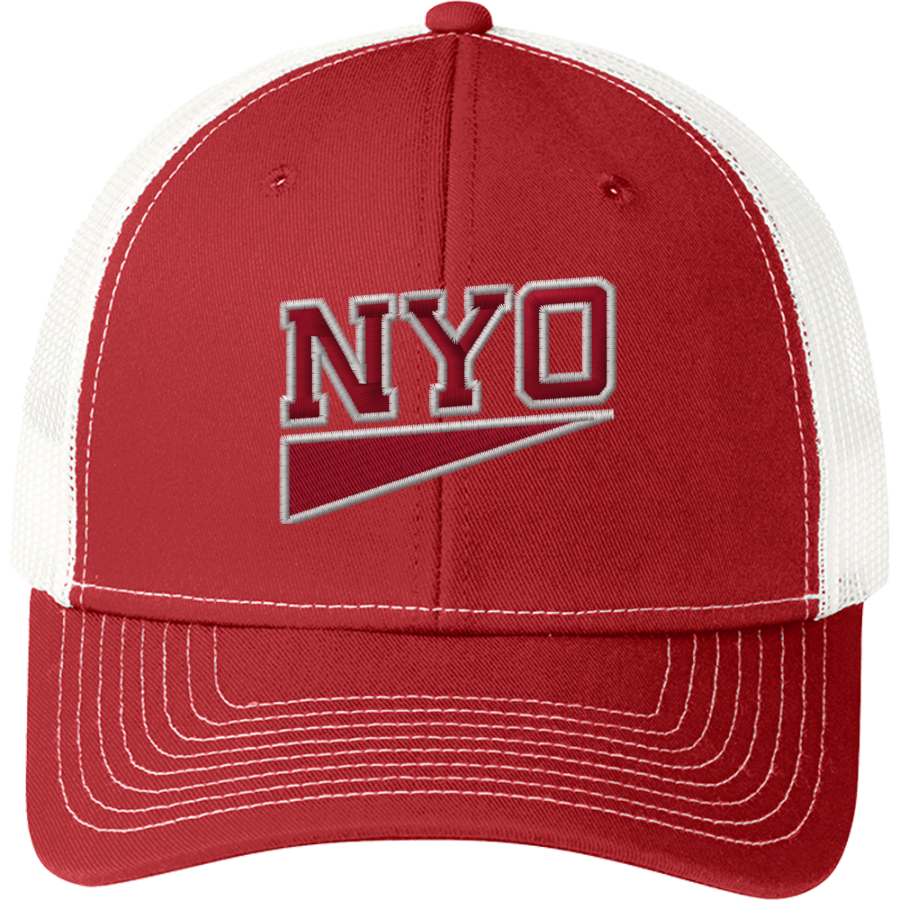 NYO NYO <span class="pdp-name-mascot">NYO</span> Port Authority Youth Snapback Trucker Cap
