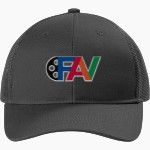 King Tech High School Online Apparel Store Port Authority Youth Snapback Trucker Cap Front Thumbnail