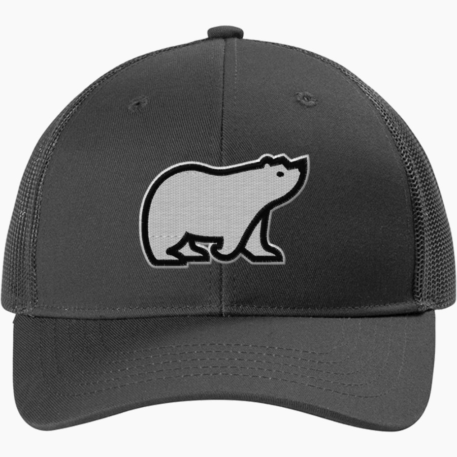 North Star Polar Bears <span class="pdp-name-mascot">North Star Montessori Academy Polar Bears</span> Port Authority Youth Snapback Trucker Cap