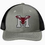 Marshall Mavericks Port Authority Youth Snapback Trucker Cap Front Thumbnail