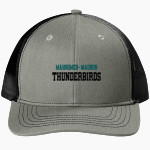 Mahnomen-Waubun THUNDERBIRDS <span class="pdp-name-mascot">Mahnomen-Waubun THUNDERBIRDS</span> Port Authority Youth Snapback Trucker Cap Front Thumbnail