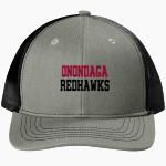 Onondaga Redhawks Port Authority Youth Snapback Trucker Cap Front Thumbnail