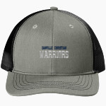 DANVILLE CHRISTIAN ACADEMY WARRIORS <span class="pdp-name-mascot">DANVILLE CHRISTIAN WARRIORS</span> Port Authority Youth Snapback Trucker Cap Front Thumbnail
