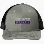 First Baptist Hurricanes <span class="pdp-name-mascot">First Baptist Hurricanes</span> Port Authority Youth Snapback Trucker Cap Front Thumbnail