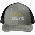 ROYAL HIGH SCHOOL KNIGHTS <span class="pdp-name-mascot">ROYAL KNIGHTS</span> Port Authority Youth Snapback Trucker Cap Front Thumbnail