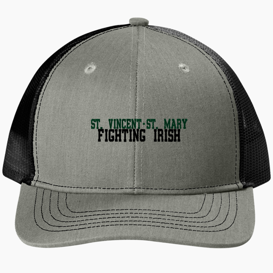 ST. VINCENT-ST. MARY H S FIGHTING IRISH <span class="pdp-name-mascot">ST. VINCENT ST. MARY FIGHTING IRISH</span> Port Authority Youth Snapback Trucker Cap