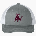 BRIDGEPORT HIGH SCHOOL BULLS <span class="pdp-name-mascot">BRIDGEPORT BULLS</span> Port Authority Youth Snapback Trucker Cap Front Thumbnail