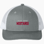 MIDLAND CHRISTIAN SCHOOL MUSTANGS <span class="pdp-name-mascot">MIDLAND MUSTANGS</span> Port Authority Youth Snapback Trucker Cap Front Thumbnail
