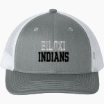 BILOXI HIGH SCHOOL INDIANS Port Authority Youth Snapback Trucker Cap Front Thumbnail