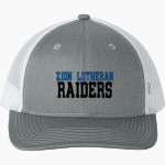 Zion Lutheran Raiders Port Authority Youth Snapback Trucker Cap Front Thumbnail