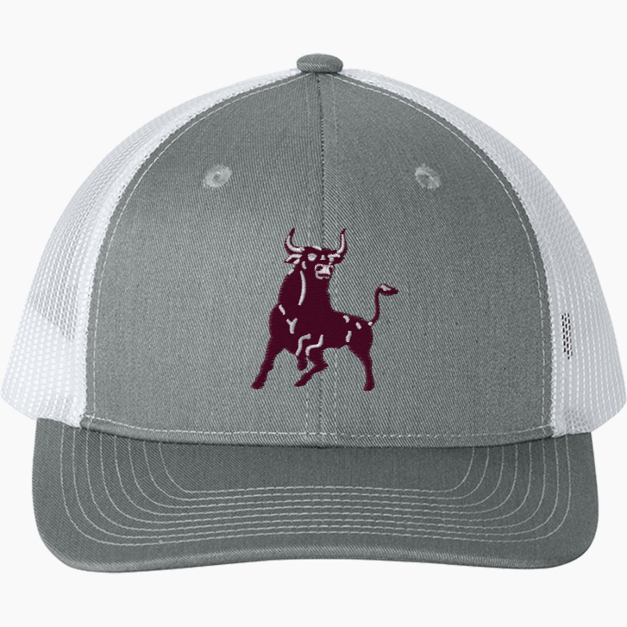 BRIDGEPORT HIGH SCHOOL BULLS <span class="pdp-name-mascot">BRIDGEPORT BULLS</span> Port Authority Youth Snapback Trucker Cap