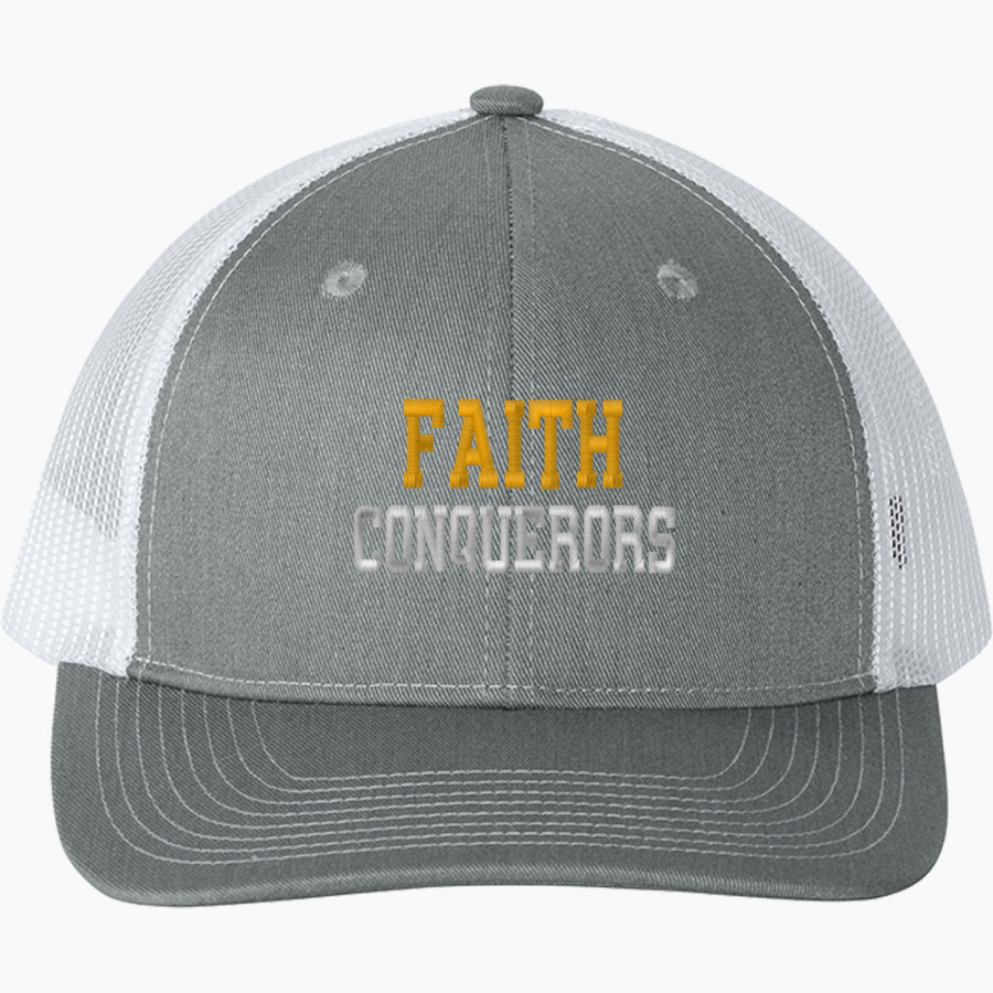 FAITH CHRISTIAN ACADEMY CONQUERORS <span class="pdp-name-mascot">FAITH CONQUERORS</span> Port Authority Youth Snapback Trucker Cap