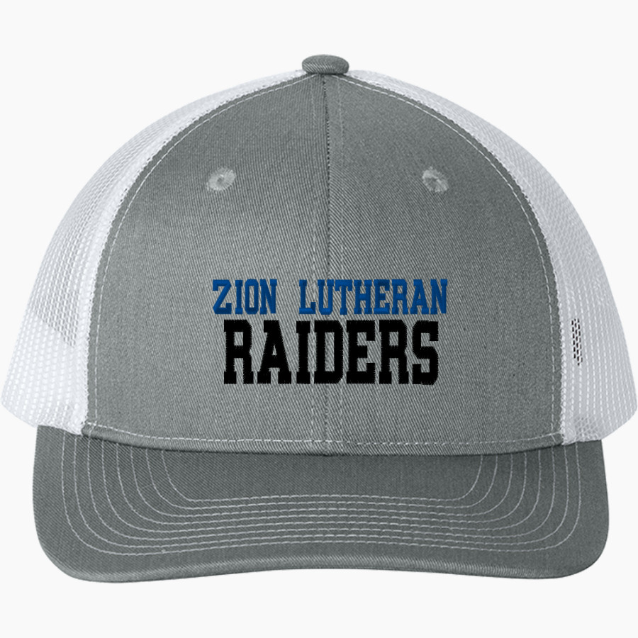 Zion Lutheran Raiders Port Authority Youth Snapback Trucker Cap