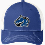 MERRITT ACADEMY HIGH SCHOOL MUSTANGS <span class="pdp-name-mascot">MERRITT ACADEMY MUSTANGS</span> Port Authority Youth Snapback Trucker Cap Front Thumbnail