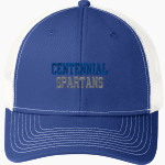 CENTENNIAL HIGH SCHOOL SPARTANS <span class="pdp-name-mascot">CENTENNIAL SPARTANS</span> Port Authority Youth Snapback Trucker Cap Front Thumbnail