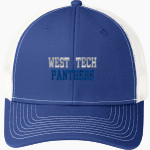 West Tech Panthers <span class="pdp-name-mascot">West Tech Panthers</span> Port Authority Youth Snapback Trucker Cap Front Thumbnail