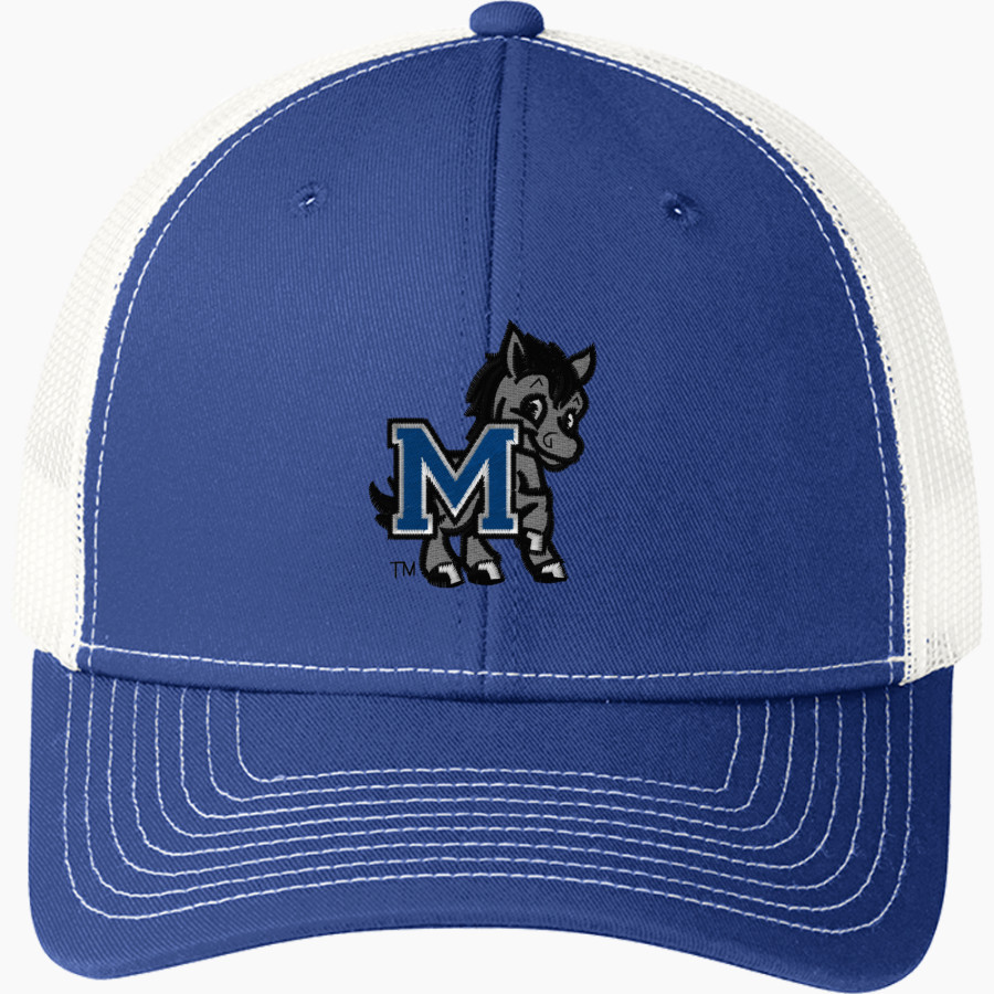 MacArthur Elementary Mustangs Port Authority Youth Snapback Trucker Cap