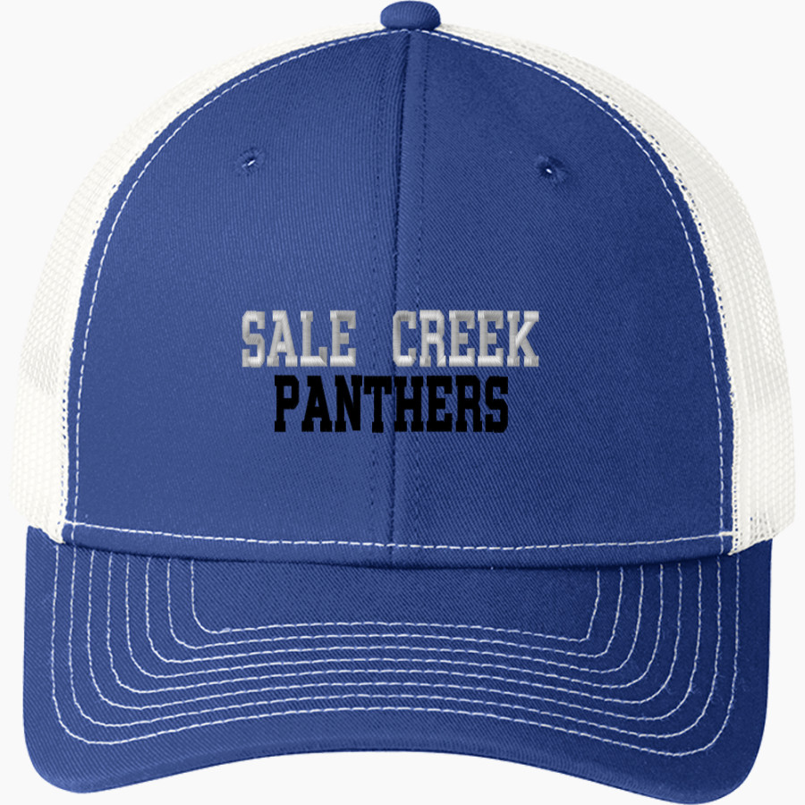 SALE CREEK Panthers Online Store <span class="pdp-name-mascot">SALE CREEK PANTHERS /LADY</span> Port Authority Youth Snapback Trucker Cap