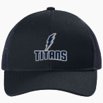 HUMBOLDT-TABLE ROCK-STEINAUER TITANS Port Authority Youth Snapback Trucker Cap Front Thumbnail