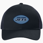 James Clemens Jets Port Authority Youth Snapback Trucker Cap Front Thumbnail