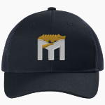 Magellan International School The Online Store Port Authority Youth Snapback Trucker Cap Front Thumbnail